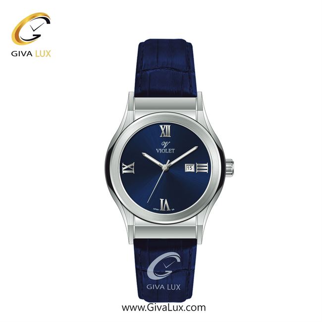 ساعت مچی اورجینال زنانه ویولت VIOLET نقره ای | سرمه ای| سرمه ای| کد رفرنس 0565